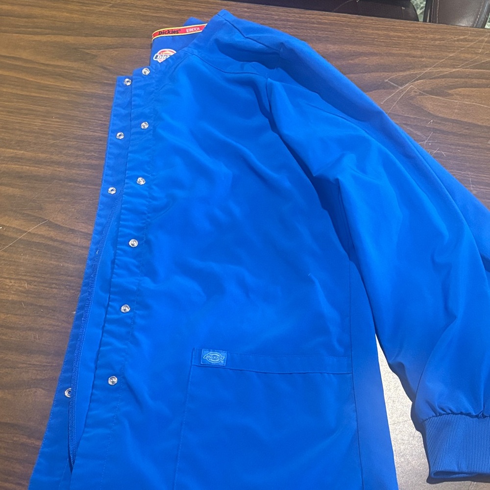 Blue Snap-Button Jacket
